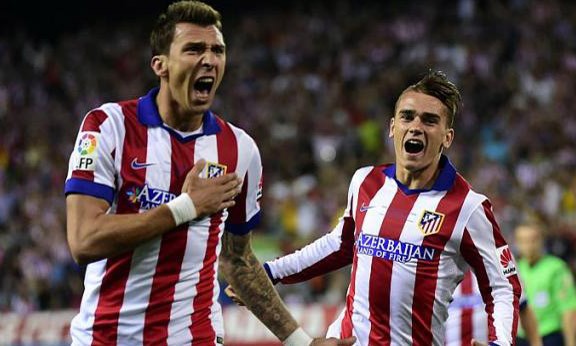 Atletico tung 'song sát', Real dùng bộ đôi bất bại Mandzukic vàGriezmann là song sát rất đáng sợ của Atletico Madrid mùa này.
