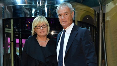 HLV Ranieri - 'Đội vợ lên đầu sống lâu muôn tuổi' Vợ chồng Ranieri