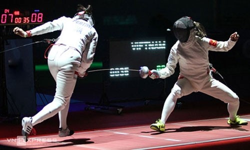 Đấu kiếm Việt Nam thất bại ở trận ra quân Olympic 2016 Đấu kiếm Việt Nam dự Olympic năm nay với bốn VĐV.