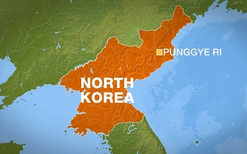 Triều Tiên bị nghi thử hạt nhân, làm xuất hiện địa chấn Vị trí khu vực thử hạt nhân Pyunggye-ri, Triều Tiên. Đồ họa: Al Jazeera.