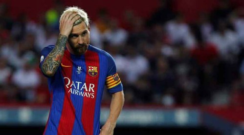 Luis Enrique thừa nhận Messi có thể trạng tồi tệ Messi liên tiếp gặp chấn thương ở mùa giải năm nay. Ảnh: Reuters.