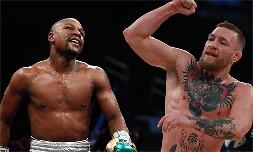 Mayweather và McGregor kiếm bao nhiêu tiền từ cuộc tỷ thí nửa tỷ USD? 100 triệu đôla là mốc chung cho hai võ sĩ, dù mỗi người có thể kiếm được nhiều hoặc ít hơn, tuỳ theo doanh thu từ trận đấu.