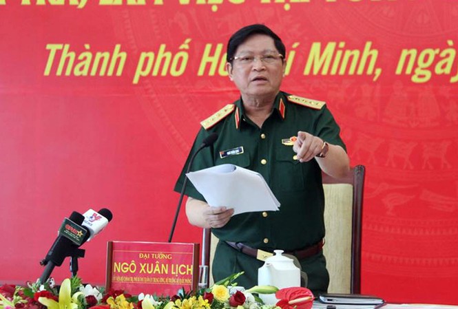 Bộ Quốc phòng bố trí lại vị trí đóng quân, giao đất cho TP.HCM Đại tướng Ngô Xuân Lịch, Bộ trưởng Bộ Quốc phòng