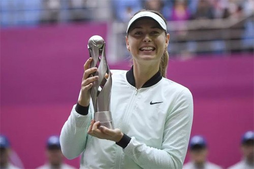 Kiều nữ Sharapova giành danh hiệu đầu tiên sau án doping Kiều nữ Sharapova giành danh hiệu đầu tiên sau án doping