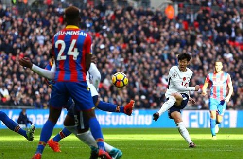 Tottenham hạ Crystal Palace bằng 'thần cước' Hàn Quốc Pha ghi bàn của Son Heung-min.