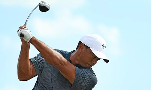 Tiger Woods gần cạn hy vọng vô địch Hero World Challenge Vòng ba của Tiger Woods tại Hero World Challenge tệ hơn hẳn hai vòng đầu. Ảnh: Golf.com.