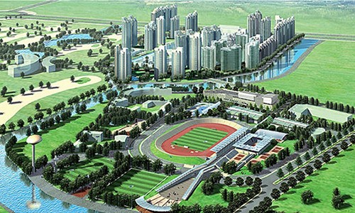 TP HCM xin đăng cai SEA Games 31 Phối cảnh khu Liên hợp thể thao Rạch Chiếc, địa điểm chính dự kiến tổ chức SEA Games 31 tại TP HCM.