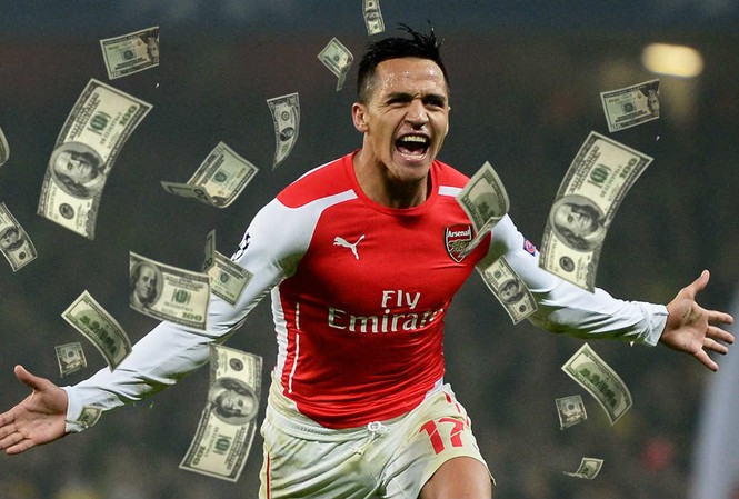 M.U dùng phi cơ đón Sanchez, ra mắt ngay đêm nay Man Utd sẽ tiêu tốn tổng cộng 180 triệu bảng để sở hữu Sanchez trong vòng 4 năm rưỡi tới.