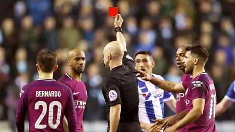 Liên đoàn bóng đá Anh điều tra trận Man City thua sốc Wigan Liên đoàn bóng đá Anh điều tra trận Man City thua sốc Wigan