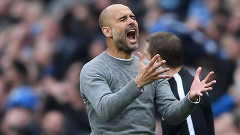 HLV Man City vẫn lo mất chức vô địch Ngoại hạng Anh Guardiola lo ngại bị M.U của Mourinho bắt kịp về điểm số