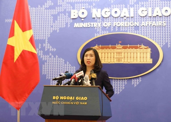 Việt Nam phản đối việc sử dụng vũ lực đe dọa cuộc sống người dân Syria Người phát ngôn Bộ Ngoại giao Việt Nam Lê Thị Thu Hằng. (Ảnh: Phương Hoa/TTXVN)