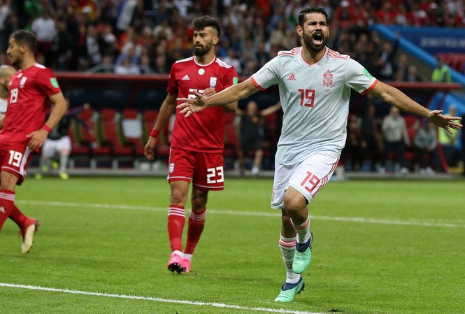 MÁCH NƯỚC WORLD CUP: Tây Ban Nha tạo 'mưa bàn thắng' Diego Costa sẽ lại nổ súng giúp Tây Ban Nha thắng đậm Morocco
