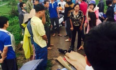 Một công nhân bị sét đánh tử vong ở Nội Bài Hiện trường nơi anh Phương bị sét đánh