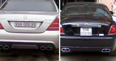 Xe sang trùng số đẹp hay trò háo danh của dân giàu? Xe sang trùng số đẹp hay trò háo danh của dân giàu?