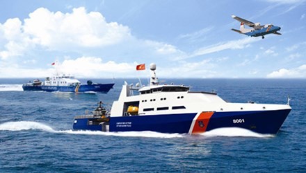 Bản tin 8H: Philippines lo ngại Trung Quốc dùng 'chiêu' giàn khoan Lực lượng Cảnh sát biển luôn sẵn sàng ứng phó trong mọi tình huống. Ảnh: H.V