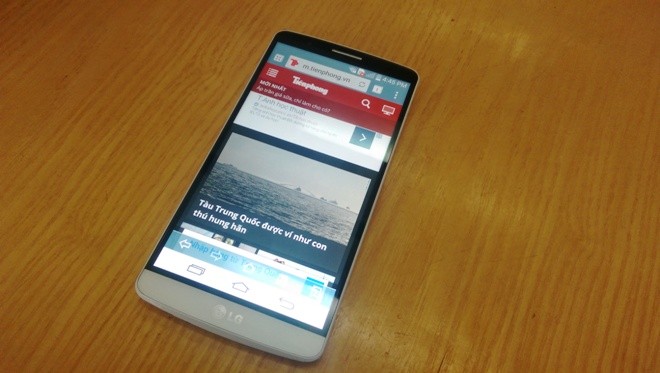 Trên tay 'siêu phẩm' LG G3 Trên tay 'siêu phẩm' LG G3