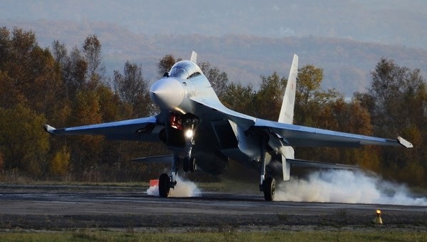 Bản tin 20H: Nga bổ sung 14 máy bay chiến đấu cho Crimea Máy bay chiến đấu Su-30 M2. (Nguồn: TASS)