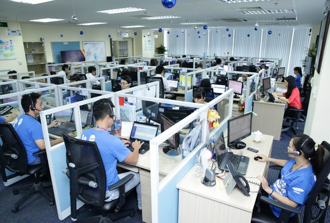 Chăm sóc khách hàng theo mô hình tiếp cận đa dạng Trung tâm đài điện thoại 247 của Samsung