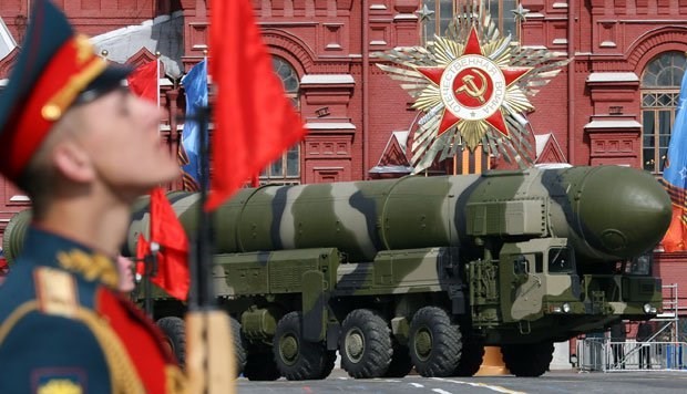 Bản tin 8H: Nga tung danh sách trừng phạt, đáp trả EU Tên lửa liên lục địa (ICBM) của Nga. (Nguồn: AFP)