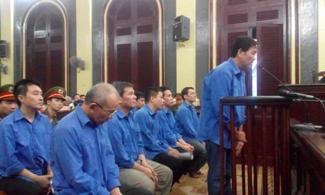 “Đại án” nghìn tỷ: Giám đốc khai chỉ biết ký giấy Bị cáo Thái Cường khai nhận tổng giám đốc Dương Thanh Cường sai đâu thì làm đấy. Ảnh Việt Văn.