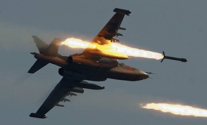 Bản tin 8H: Anh và Nga bắt tay nhau chống phiến quân IS Máy bay chiến đấu Nga không kích mục tiêu ở Syria. (Nguồn: english.republika.mk)