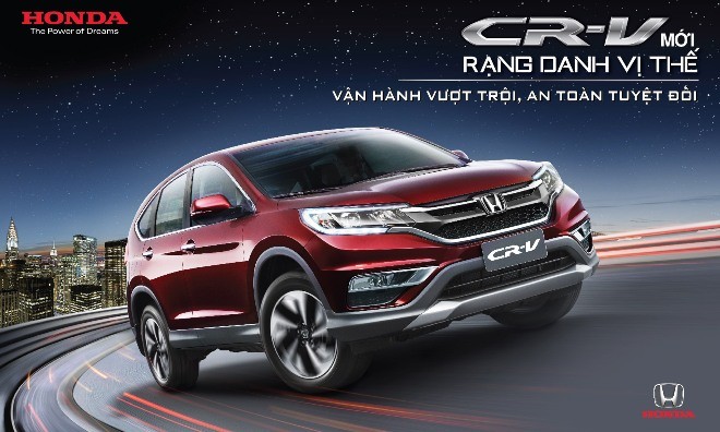 Honda CR-V bản cao cấp xuất trận giá 1,178 tỷ đồng Honda CR-V bản cao cấp xuất trận giá 1,178 tỷ đồng