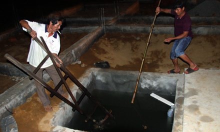 Bản tin 8H: Hai anh em chết thảm vì rơi xuống hầm biogas Thi thể hai đứa trẻ phát hiện dưới hầm biogas rộng khoảng 2 m, sâu chừng 1,3.