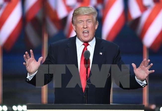 Bản tin 14H: Ông Trump tuyên bố có thể công nhận Crimea thuộc Nga Ứng cử viên Tổng thống Mỹ Donald Trump. (Nguồn: AFP/TTXVN)