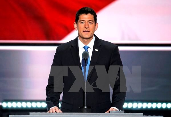 Bản tin sáng: TPP khó được Hạ viện Mỹ phê chuẩn trong năm nay Chủ tịch Hạ viện Mỹ Paul Ryan. (Nguồn: EPA/TTXVN)