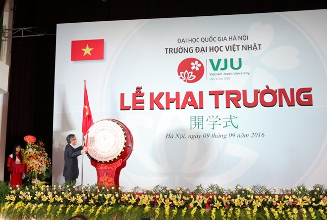 ĐH Việt Nhật khai giảng khóa đầu tiên ĐH Việt Nhật khai giảng khóa đầu tiên