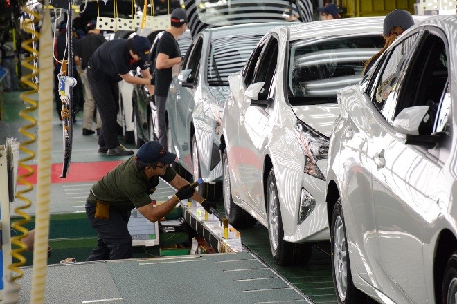 Nhà máy xanh sản xuất xe xanh của Toyota tại Nhật Bản Nhà máy xanh sản xuất xe xanh của Toyota tại Nhật Bản
