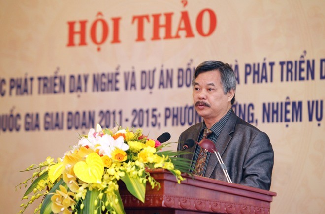 Tuyển sinh đào tạo nghề, gió đổi chiều Tổng cục trưởng Tổng cục dạy nghề ông Nguyễn Hồng Minh