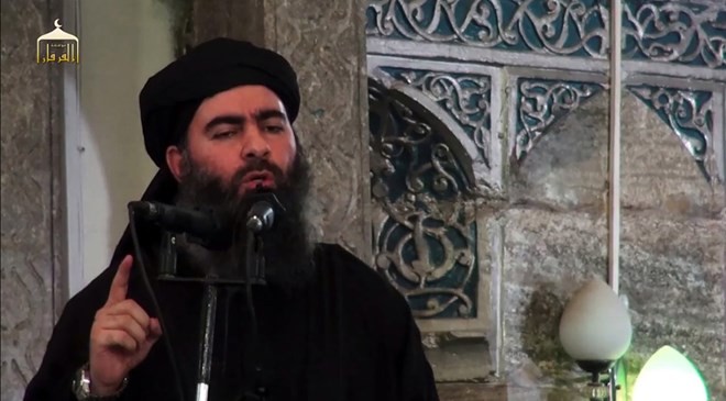 Bản tin 20H: Thủ lĩnh IS đã trốn khỏi Mosul Tên Abu Bakr al-Baghdadi. (Nguồn: Getty)