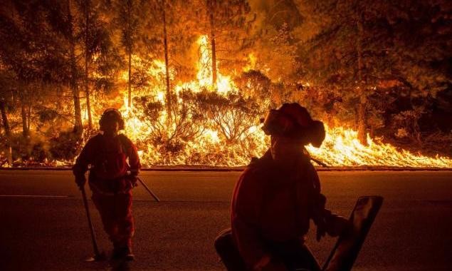 Đốt rừng rồi... khoe chiến tích lên mạng Hình ảnh trong đám cháy King Fire.