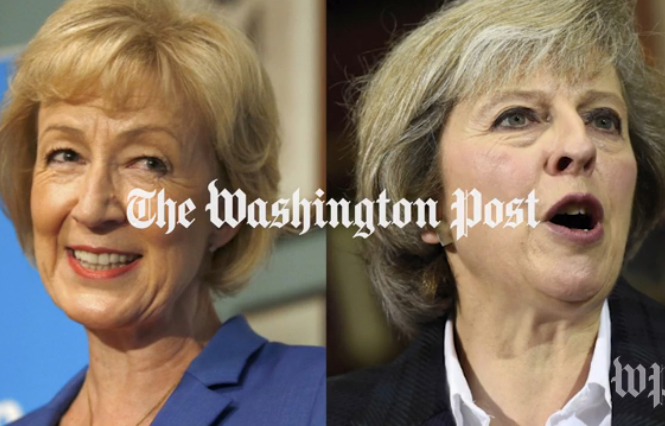 Anh sẽ có “Bà đầm thép 2” hậu Brexit Bà Andrea Leadsom (trái) và bà Theresa May (phải) là hai ứng viên cuối cùng giành vị trí Thủ tướng Anh.
