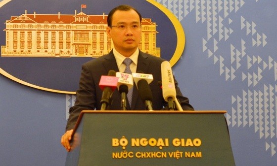 Việt Nam hoan nghênh Tòa trọng tài ra phán quyết Người Phát ngôn Bộ Ngoại giao Việt Nam Lê Hải Bình. Ảnh: Soha