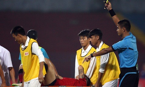 V-League: Trọng tài ngoại phát huy tác dụng Trọng tài ngoại bắt trận Hải Phòng - HN.T&T được khen hết lời. Ảnh: Minh Tuấn/Bongdaplus