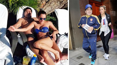 Maradona 'cải lão hoàn đồng' để cưới bồ trẻ Maradona 'cải lão hoàn đồng' để cưới bồ trẻ