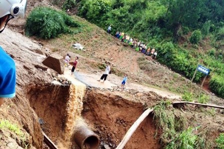 13 người chết, mất tích do mưa lũ hoàn lưu từ bão số 3 Hoạt động của đoàn viên, thanh niên Yên Bái giúp dân khắc phục mưa bão.