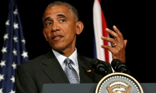 Ông Obama lên tiếng về sự cố tại sân bay Trung Quốc Tổng thống Mỹ Barack Obama trong một cuộc họp báo thuộc khuôn khổ hội nghị G20 tại Hàng Châu, Trung Quốc. Ảnh: Reuters