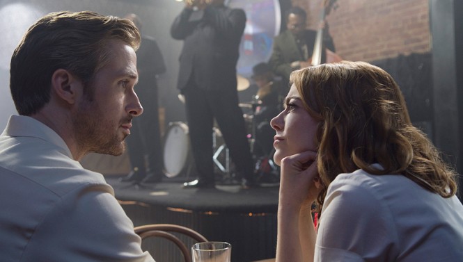 Quyến rũ không thể cưỡng lại, La La Land thống trị Quả cầu vàng Cặp đôi chính trong La La Land.