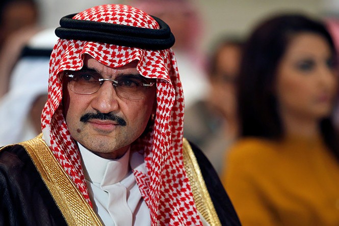 ‘Warren Buffet Ả Rập’ nằm trong số những hoàng tử bị bắt vì tham nhũng Hoàng tử Ả Rập Saudi Alwaleed bin Talal. Ảnh: Reuters