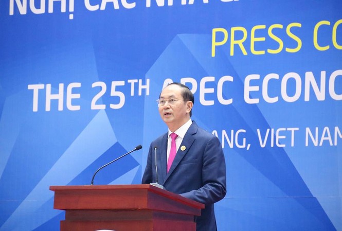 Chủ tịch nước Trần Đại Quang: 'Hội nghị APEC 2017 thành công tốt đẹp' Ảnh: Nguyễn Thành
