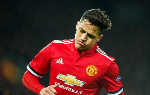 Ngôi sao Sanchez thừa nhận gặp khó khăn tại M.U Sanchez chịu nhiều áp lực sau khi không giúp Man Utd vào tứ kết Champions League. Ảnh: EPA.