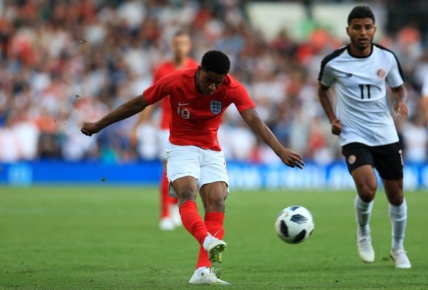 Sao trẻ M.U lập siêu phẩm, tuyển Anh thắng cuộc 'tập trận' cuối Marcus Rashford.