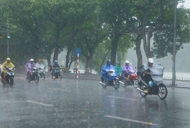 Không khí lạnh tràn về, Hà Nội mưa dông Ảnh minh hoạ.