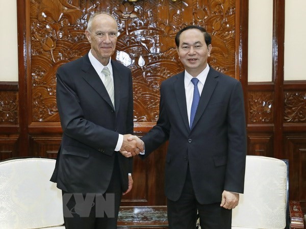 Đại Hội đồng WIPO mặc niệm Chủ tịch nước Trần Đại Quang Chủ tịch nước Trần Đại Quang tiếp Tổng Giám đốc Tổ chức Sở hữu trí tuệ thế giới, ông Francis Gurry, vào chiều 21/3/2017. (Ảnh: Nhan Sáng/TTXVN)