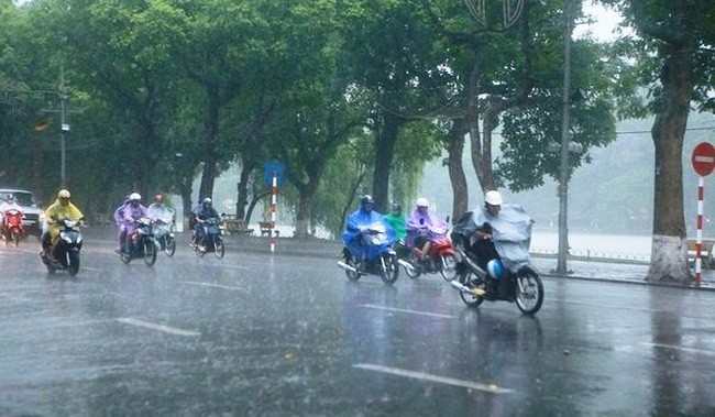 Ngày và đêm nay, gió đông bắc mạnh dần lên, mưa lớn diện rộng Ảnh minh hoạ.