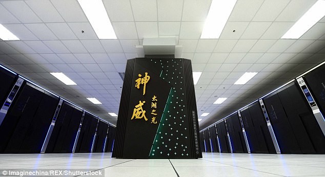 Bị Mỹ vượt mặt, Trung Quốc sẽ rót tiền tỷ đầu tư siêu máy tính mới Siêu máy tính Sunway TaihuLight của Trung Quốc. (Ảnh: Daily Mail)