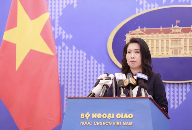 Việt Nam không phủ nhận khả năng đưa Trung Quốc ra tòa quốc tế Phát ngôn viên Bộ Ngoại giao Việt Nam Lê Thị Thu Hằng.